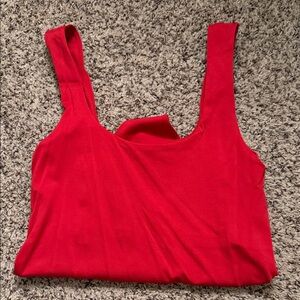 a new day Bright Red Bodysuit